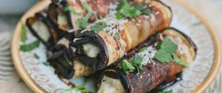 Stuffed Eggplant Parmesan Rolls Photo