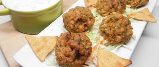 Easy Baked Falafel with Cucumber-Yogurt Sauce Photo