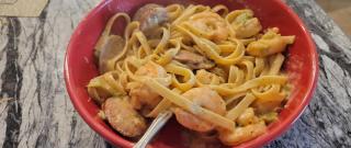 Cajun Shrimp and Sausage Alfredo Photo