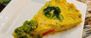 Pesto Spaghetti Frittata Photo