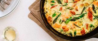 Smoked Salmon-Asparagus Frittata Photo