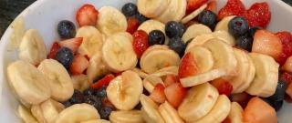 Red, White, and Blueberry Fruit Salad Photo