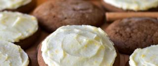 Gingerbread Cookies with Orange Buttercream Frosting Photo