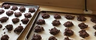 No-Bake Chocolate Coconut Cookies Photo