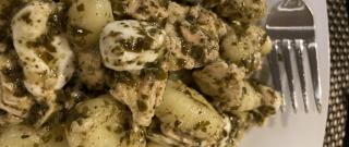 Gnocchi with Chicken, Pesto and Fresh Mozzarella Photo