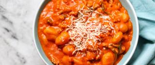 Gnocchi with Sausage in Vodka Sauce Photo