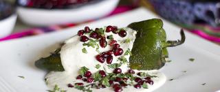 Chiles en Nogada (Mexican Stuffed Poblano Peppers in Walnut Sauce) Photo