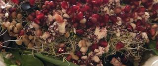 Spinach Pomegranate Salad Photo