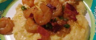 Garlic Shrimp and Cheesy Grits Photo