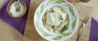 Homemade Pear and Gorgonzola Ravioli Photo