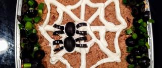 Halloween Spiderweb Layered Dip Photo