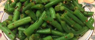 Spicy Indian Green Beans, Gujarati Style Photo