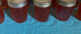 Red and Green Christmas Jalapeno Jelly Photo