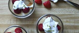 Key Lime and Raspberry Pies in Jars Photo