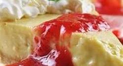 Breezy Key Lime Pie with Strawberry Rhubarb Glaze Photo