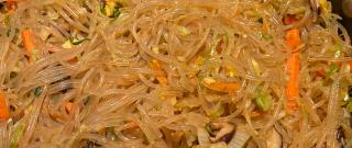 Japchae Korean Glass Noodles Photo