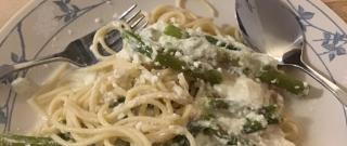 Creamy Asparagus Pasta Photo