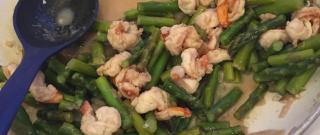 Jumbo Shrimp and Asparagus Photo