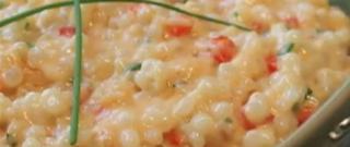 Israeli Couscous and Cheese Photo