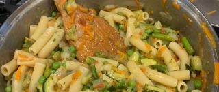 Pasta Primavera with Lemon Caper Sauce Photo