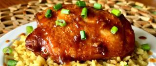 Spicy Honey-Peanut Baked Chicken Thighs Photo