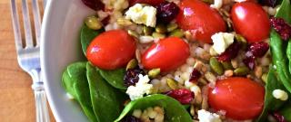 Couscous Salad with Kale, Tomatoes, Cranberries, and Feta Photo