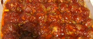 BBQ Glazed Homemade Meatballs Photo