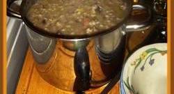 Grandpa's Beef, Mushroom, and Barley Soup Photo