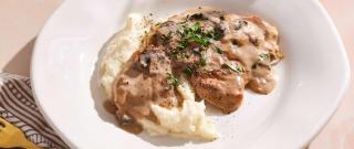 Turkey Chops with Mushroom Gravy Photo