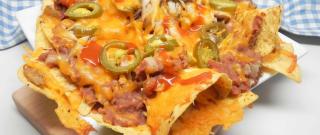 Chicken Nachos with Refried Beans Photo