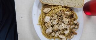 Loaded Chicken Carbonara Photo