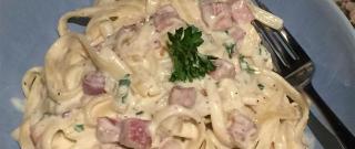 Classic Carbonara with Pancetta Photo