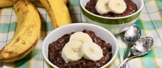 Reduced-Calorie Chocolate Banana Oatmeal Photo