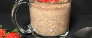 Almond Milk Overnight Chia Oats Photo