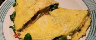 Spinach, Tomato, and Feta Egg White Omelette Photo