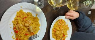 Spanish Rice and Shrimp Photo