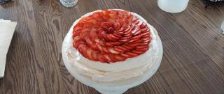 Strawberry Pavlova Photo