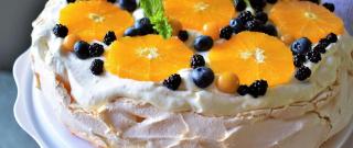 Orange-Berry Pavlova Photo