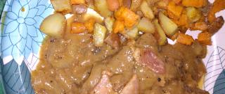 Southern Smothered Pork Chops in Brown Gravy Photo