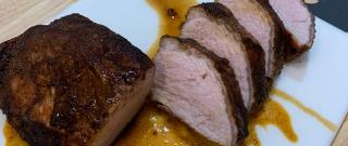 Grilled Pork Tenderloin with Balsamic Honey Glaze Photo