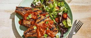 Sous Vide Maple Chipotle BBQ Pork Chops Photo