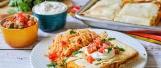 Sheet Pan Chicken Fajita Quesadillas Photo