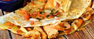 Cherry Wood-Smoked Chicken Breast Quesadillas with Pico de Gallo Photo