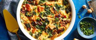 Salmon and Swiss Chard Quiche Photo