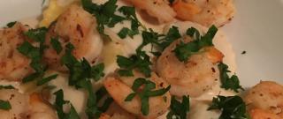 Shrimp and Pasta in Lemon Cream Sauce Photo