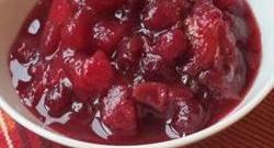 Spicy Quince and Cranberry Chutney Photo