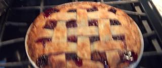 Cherry Rhubarb Pie Photo