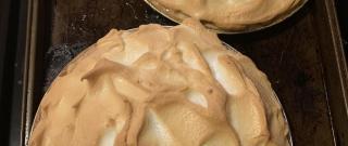 Rhubarb Meringue Pie Photo