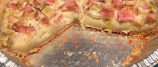 Rhubarb Custard Pie Photo