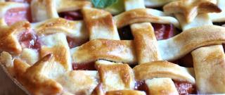 Strawberry Raisin Rhubarb Pie Photo